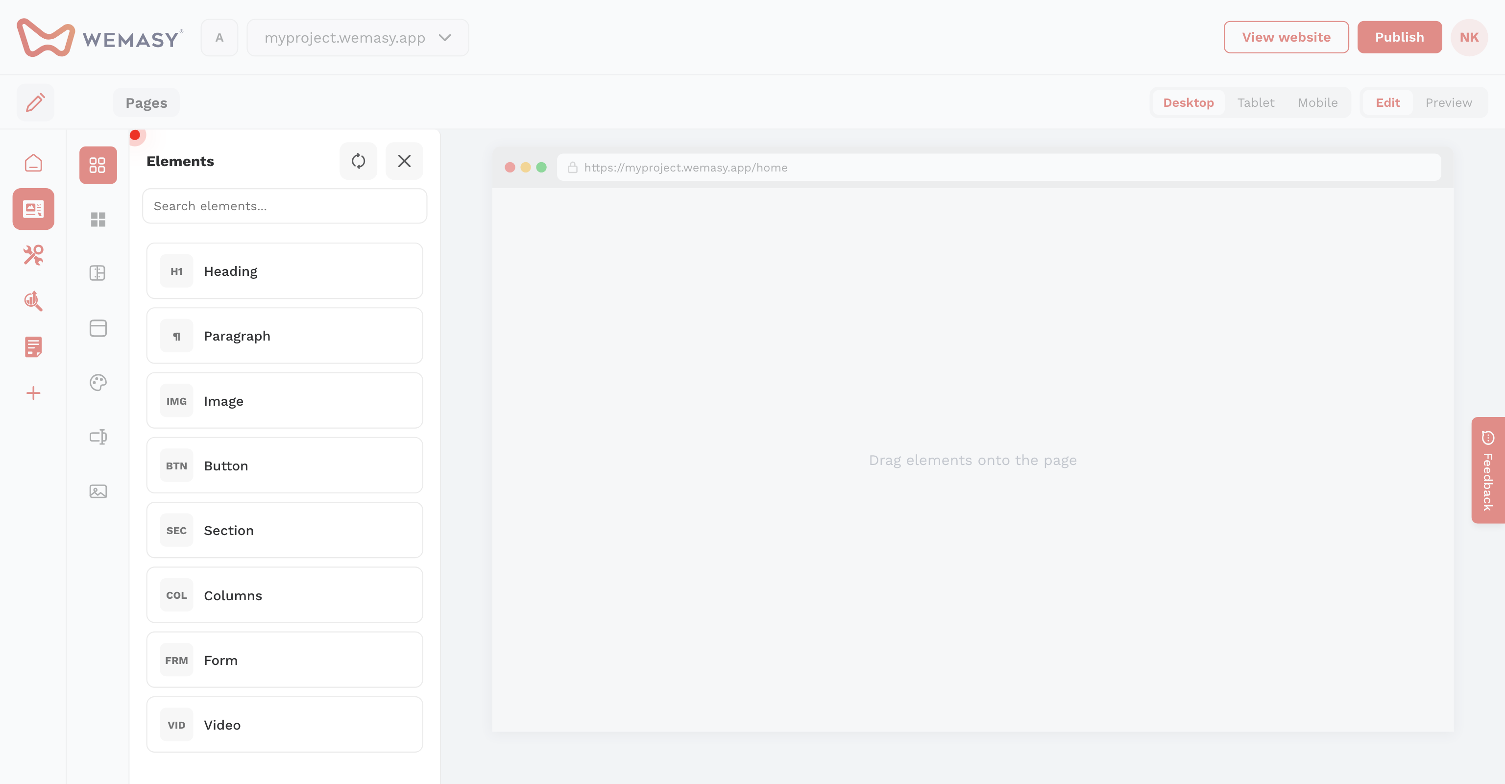 Criador de websites: adicionar um mapa