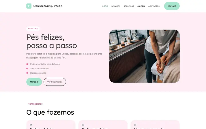 Formulário de contacto