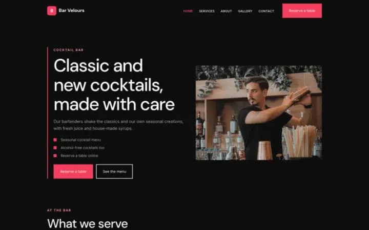 Tema Bar Velours
