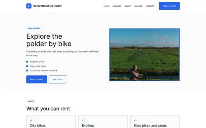 Tema Fietsverhuur De Polder