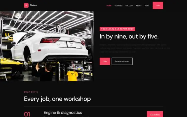 Website para oficina