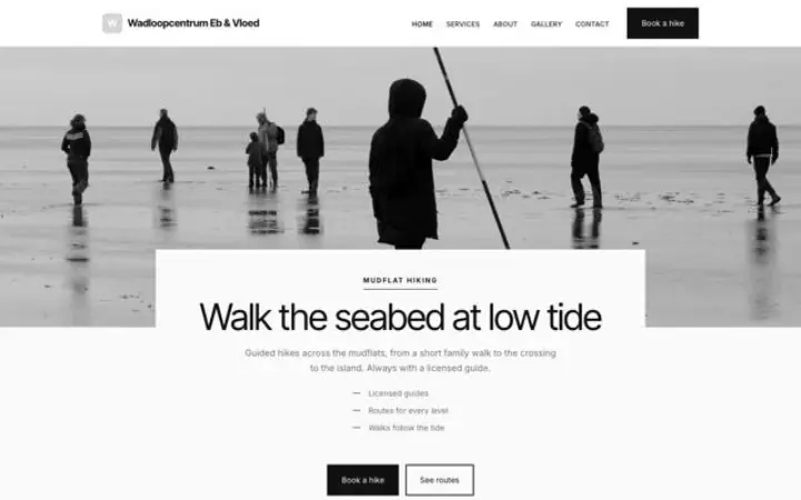 Website para wadlopen