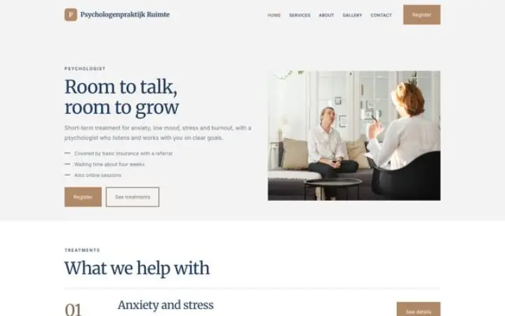 Website para psicologia