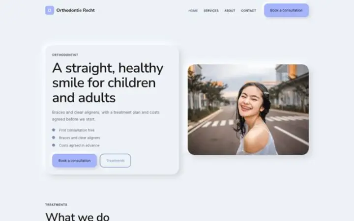 Website para ortodontia