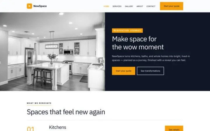 Website para renovação