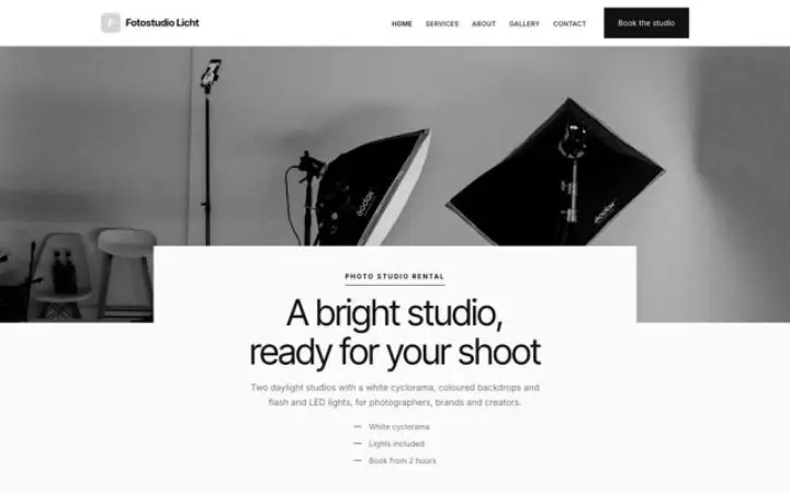 Tema Fotostudio Licht