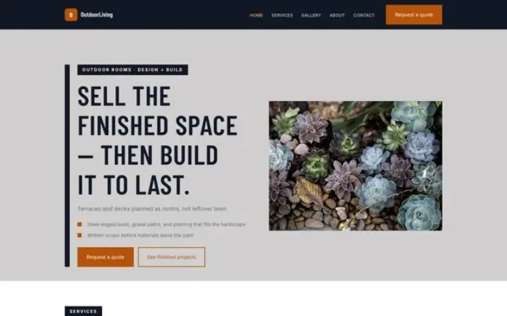 Website para jardinagem