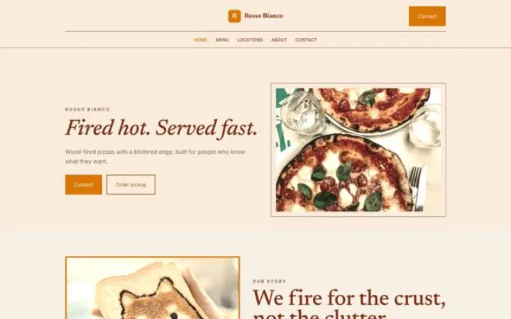 Website para pizzaria