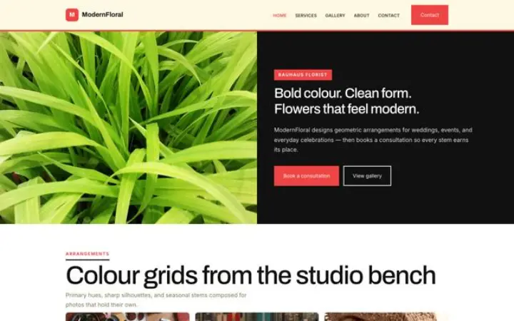 Website para florista
