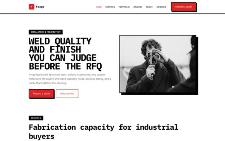 Website para serralharia