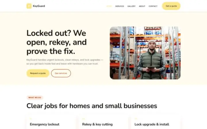 Website para serralharia