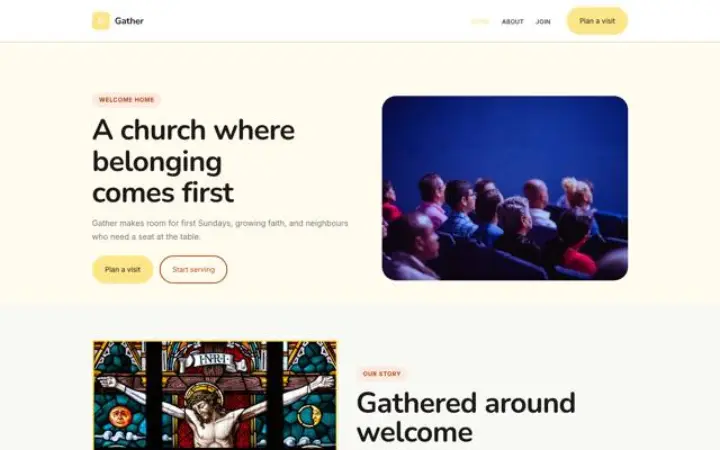 Website para igreja